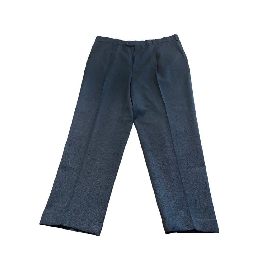 Size 40R JB Britches Nordsrom Mens Cuffed Pleated Lorenzo Charcoal Gray Dress P